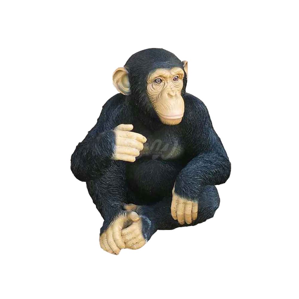 Affe Schimpanse 3er Monkey Affen der Weisheit,17 cm Poly Figur 