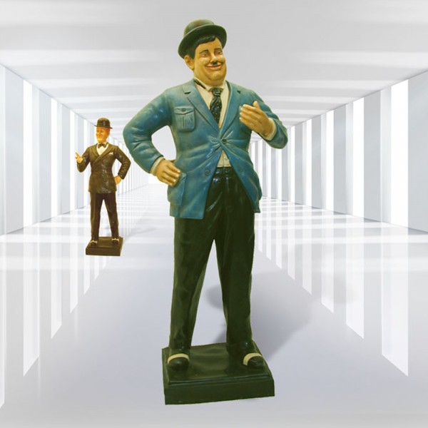 Dick Komiker stehend (lebensgroß)