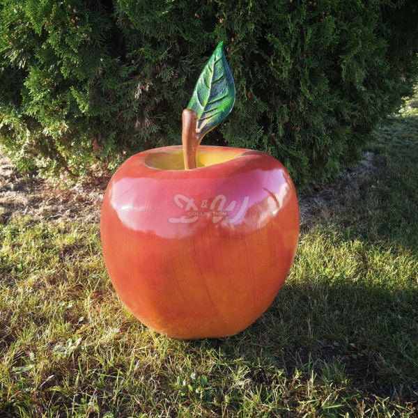 D&W Collection Deko Werbe Figur Apfel zum Aufhängen Apple rot Frucht Fruchthof Obst Obsthof Gastronomie Supermarkt Dekoration Garten Werbung Skulptur Aufsteller günstig online kaufen