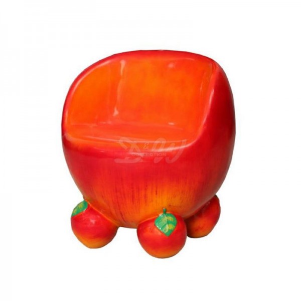 Apfel rot Sessel 46 cm Möbel für Obsthof