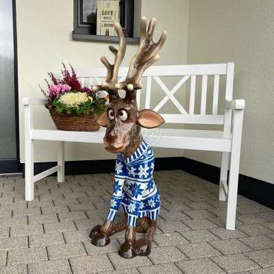 weihnachtspullover norweger pullover elch