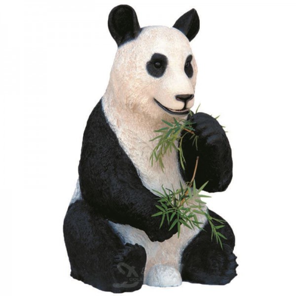 D&W Collection Deko Werbe Wild Tier Figur Panda sitzend Bär Bambus China Kino Film Zoo Park Freizeitpark Tierpark Garten Dekoration Werbung günstig online kaufen