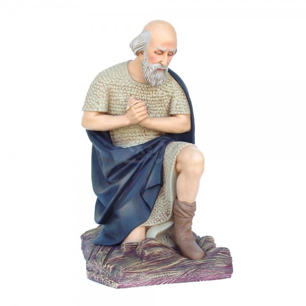 Schäfer kniend Krippenfigur (lebensgroß)