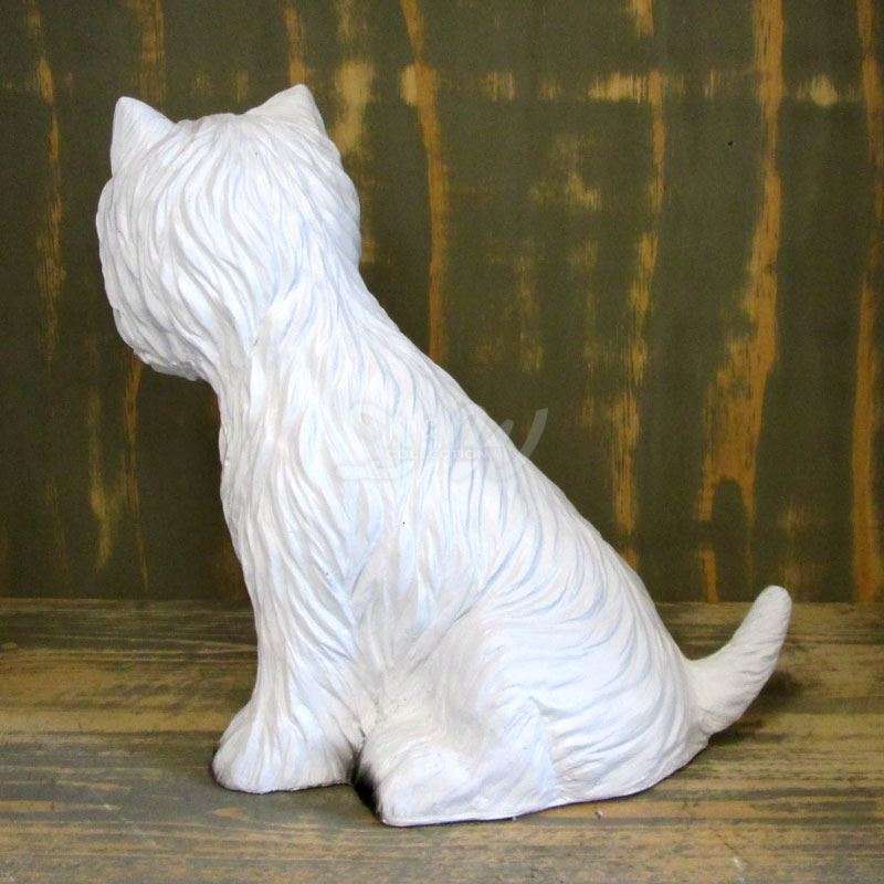 Melody Jane Puppenhaus-Zubehör – Sitzender West Highland Terrier (Westie) Hund In Miniatur, Maßstab 1:12, Für Puppenhäuser & Dioramen