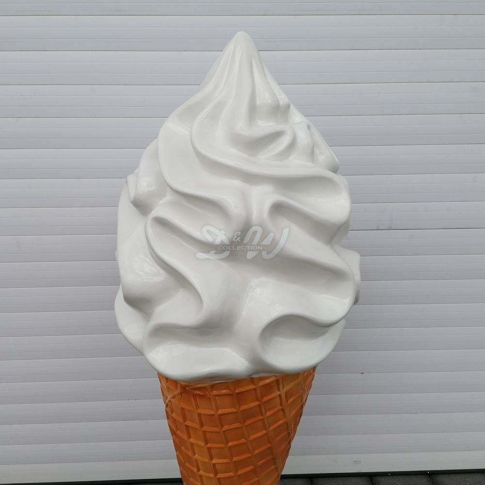 Eiswaffel Eistüte Softeis Schoko/Vanille 135 cm