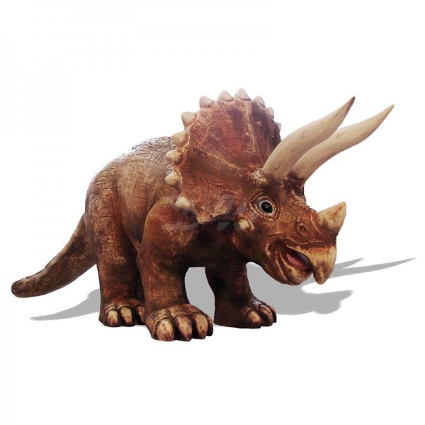 D&W Collection Deko Werbe Tier Figur Dino Dinosaurier Dinosaur Baby Triceratops Dekoration Garten Werbung günstig online kaufen