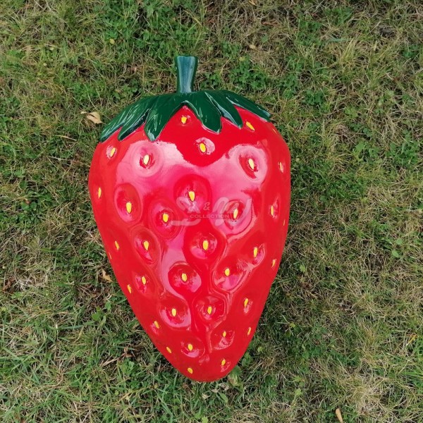 D&W Collection Deko Werbe Figur Erdbeere Obst Dekoration Garten Werbung Skulptur Aufsteller günstig online kaufen
