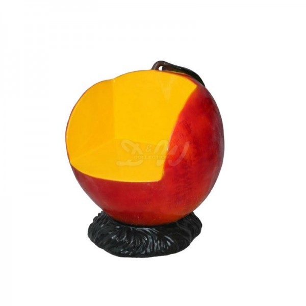 Apfel rot Sessel 100 cm Möbel für Obsthof