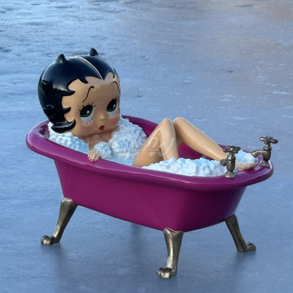 D&W Collection Deko Werbe Figur Betty Boop in Badewanne liegend Kino Film Werbung günstig kaufen