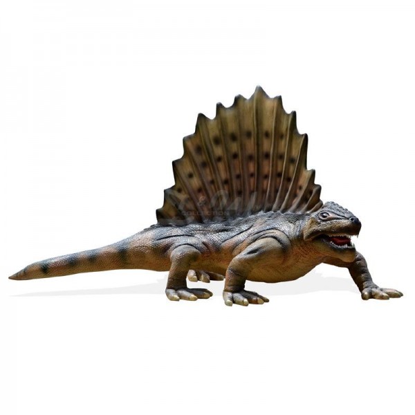 D&W Collection Deko Werbe Tier Figur Dino Dinosaurier Dinosaur Dimetrodon Pelycosaurier Dekoration Garten Werbung günstig online kaufen
